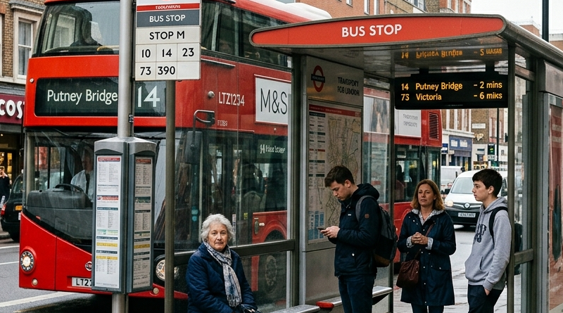 Fermate dei bus inglesi