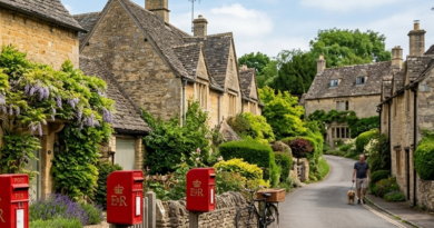 le cassette della posta rosse