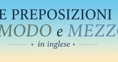 preposizioni di modo e mezzo in inglese